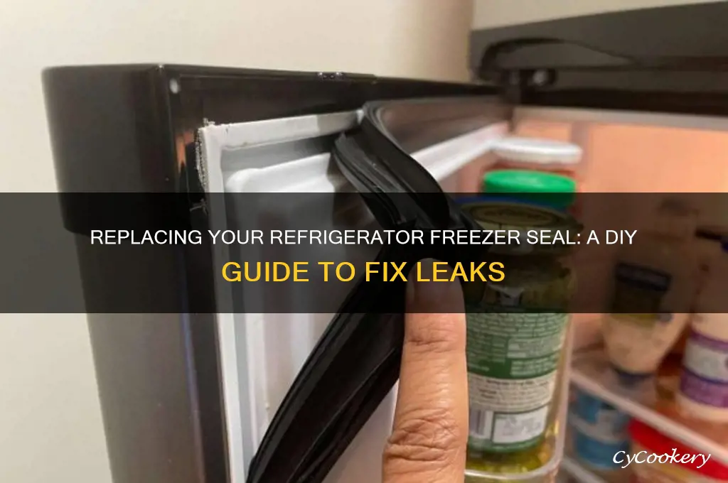 can a refrigerator freezer seal be replaced