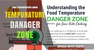 Can Refrigerators Safely Reduce Temperature Below Danger Zone Levels?