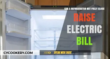 Refrigerator Door Not Closing: Impact on Energy Bills Explained