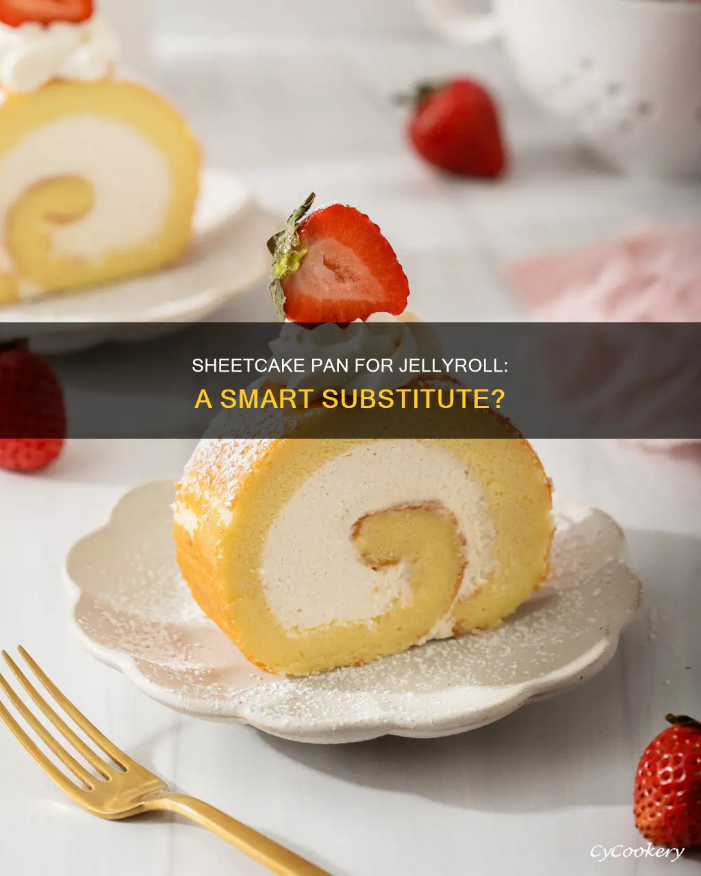can a sheetcake pan be used for jellyroll