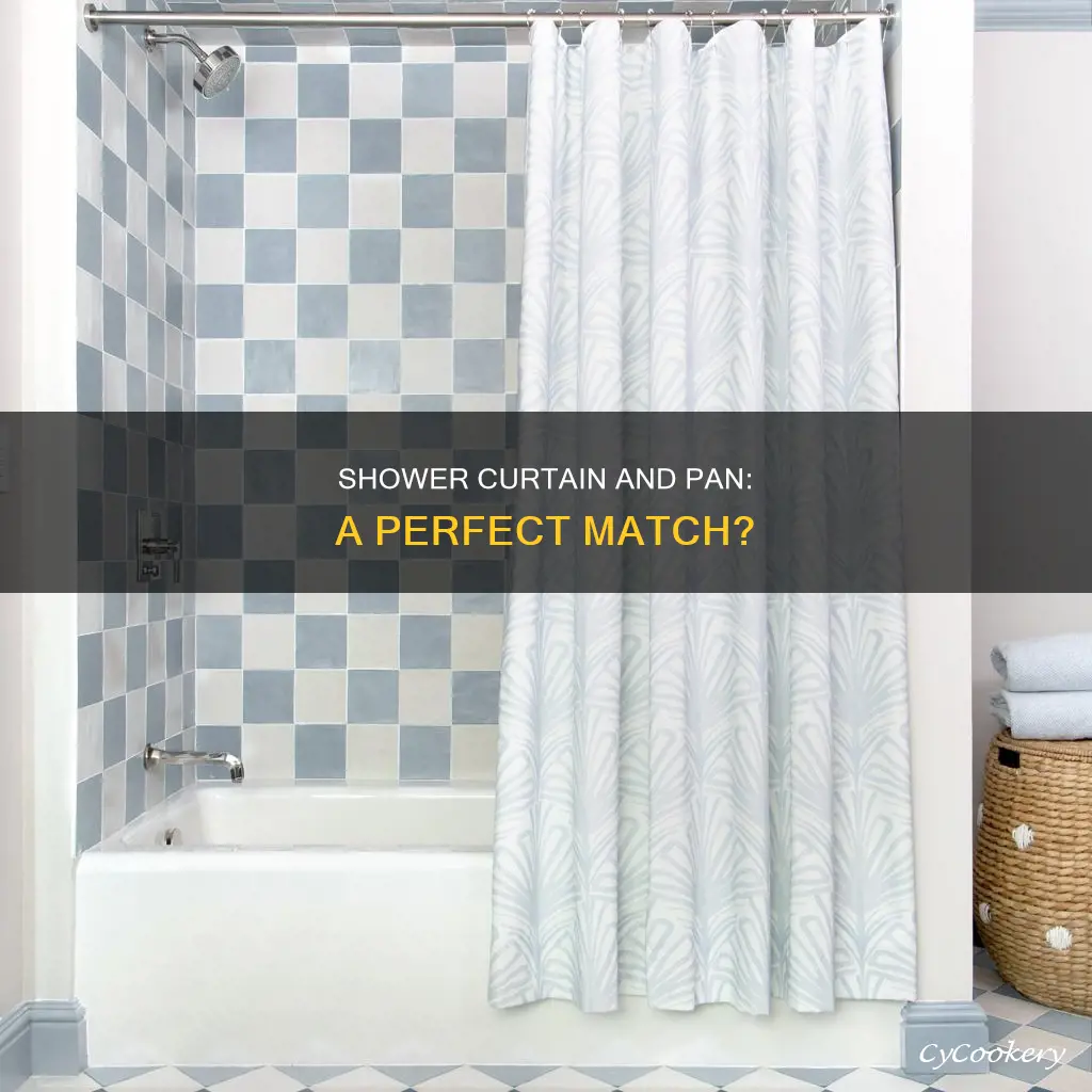 can a shower curtain be used with a shower pan