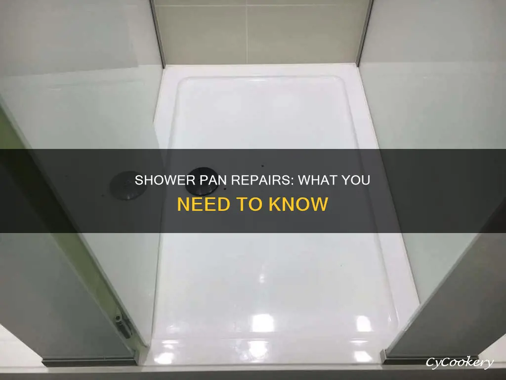 can a shower pan be repaired