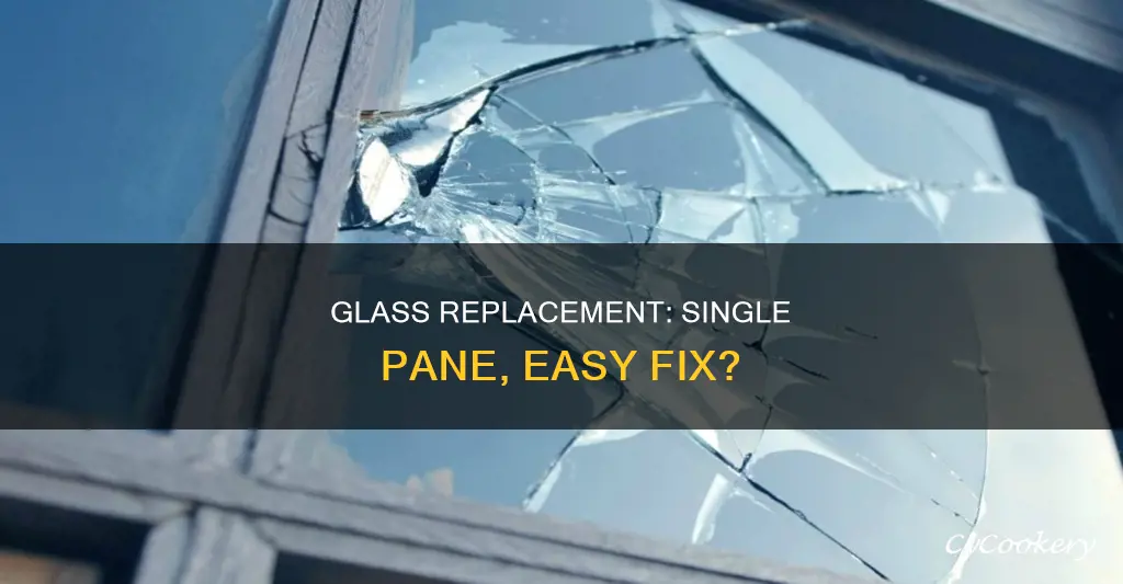 can a single pane of glass be replaced