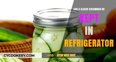 Refrigerating Sliced Cucumbers: Storage Tips for Freshness and Crunch