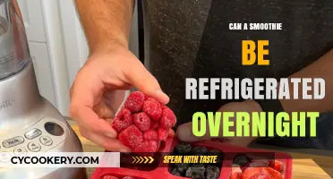Overnight Smoothie Storage: Can You Safely Refrigerate Blended Drinks?