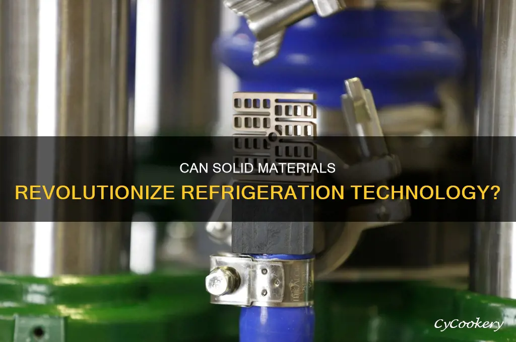 can a solid act as a refrigerant