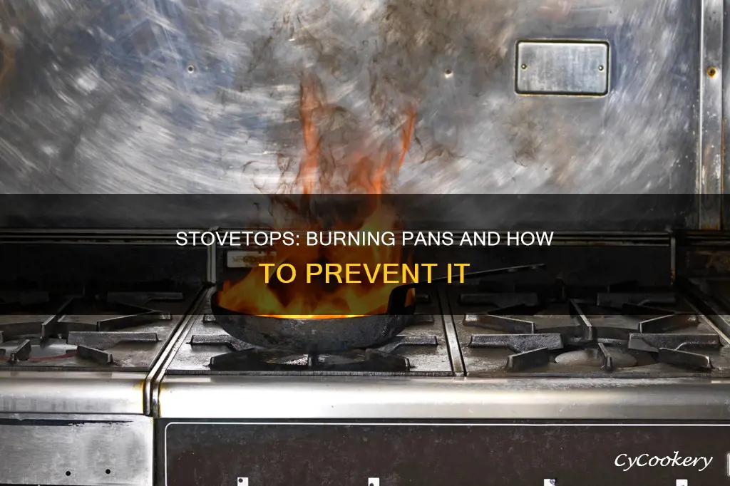 can a stovetop burn pans