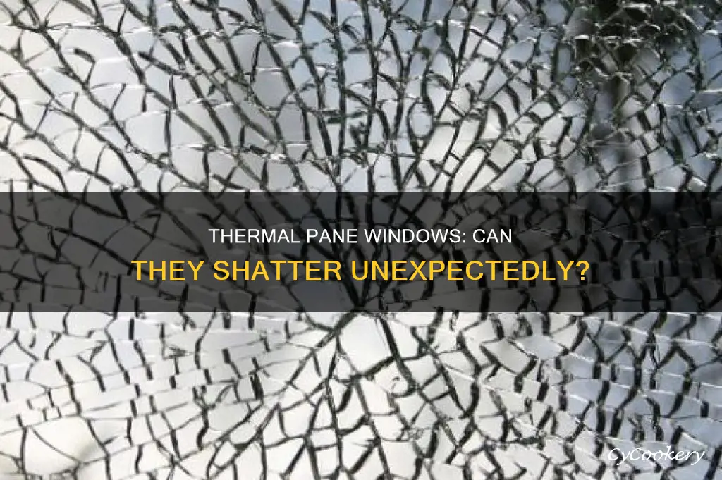 can a thermal pane window just shatter on its own