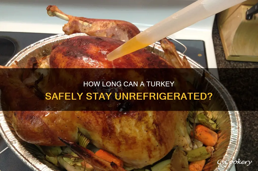 can a turkey stay out of the refrigerator