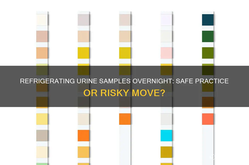 can a urine sample be refrigerated overnight