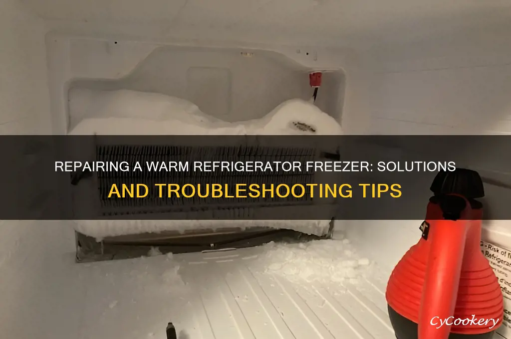 can a warm refrigerator freezer be repaired