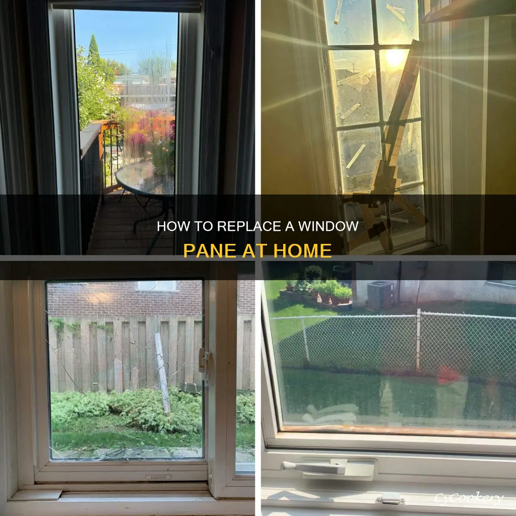 can a window pane be replaced