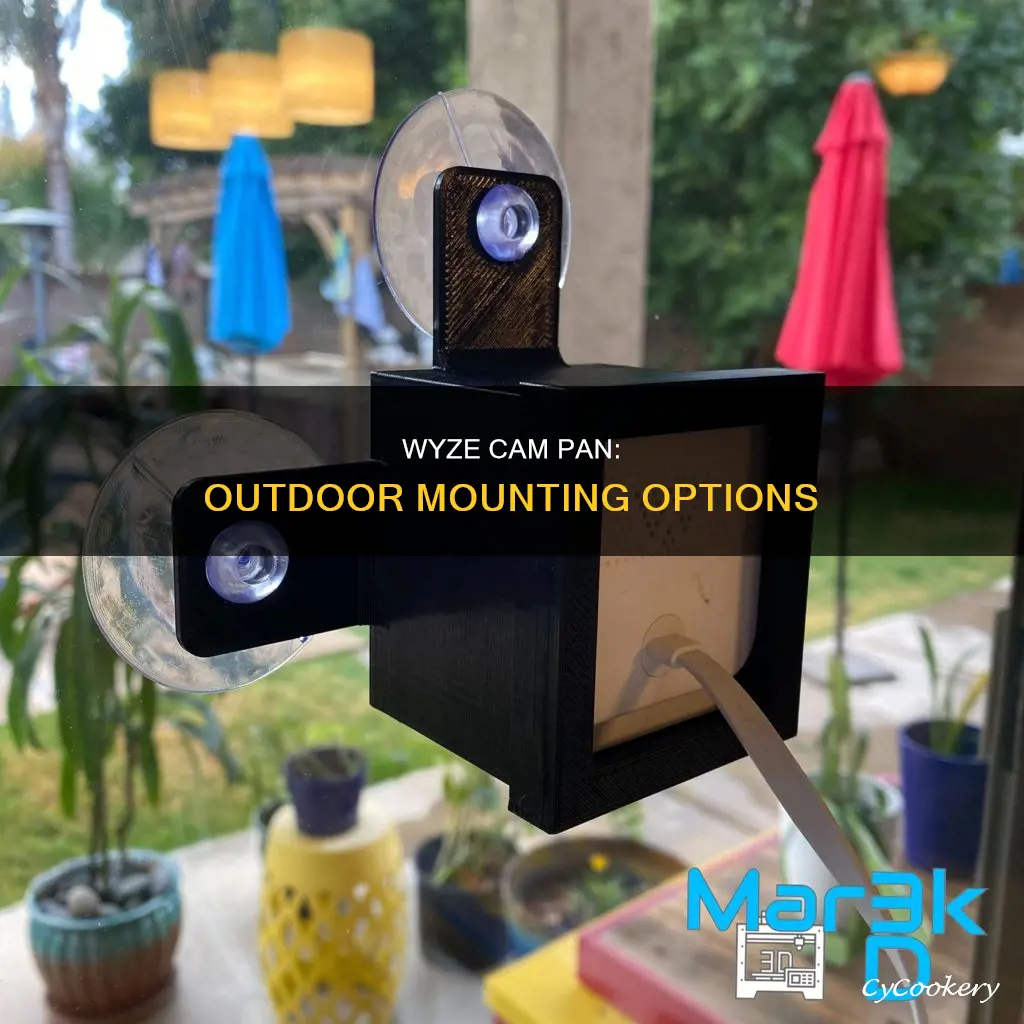 can a wyze cam pan be mounted outdoors