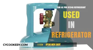 Can AC Pro R134a Refrigerant Be Safely Used in Refrigerators?