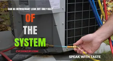 Can AC Refrigerant Leak Partially? Understanding Half-System Leaks