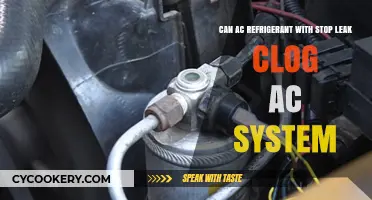 Can AC Refrigerant with Stop Leak Clog Your AC System?