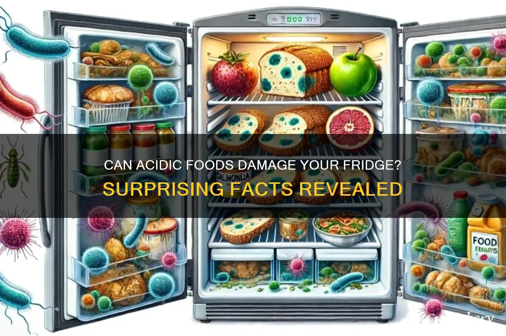 can acidic foods hurt refrigerators