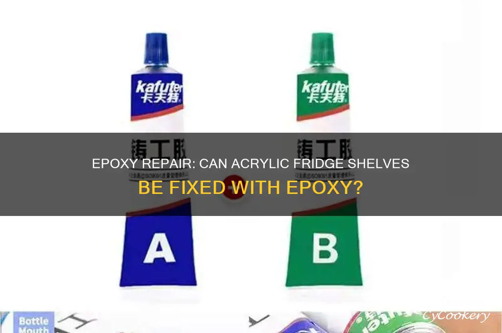 can acrylic refrigerator shelves be epoxied