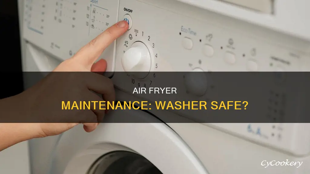 can air fryer be placed in washer