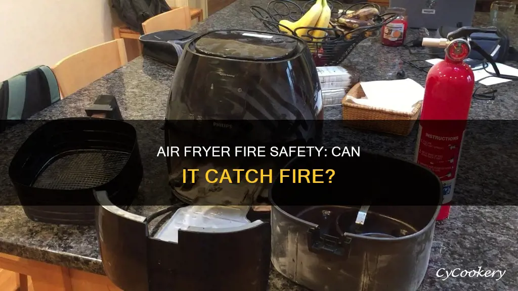 can air fryer catch fire