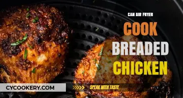 Crispy, Golden: Air Fryer's Magic for Breaded Chicken