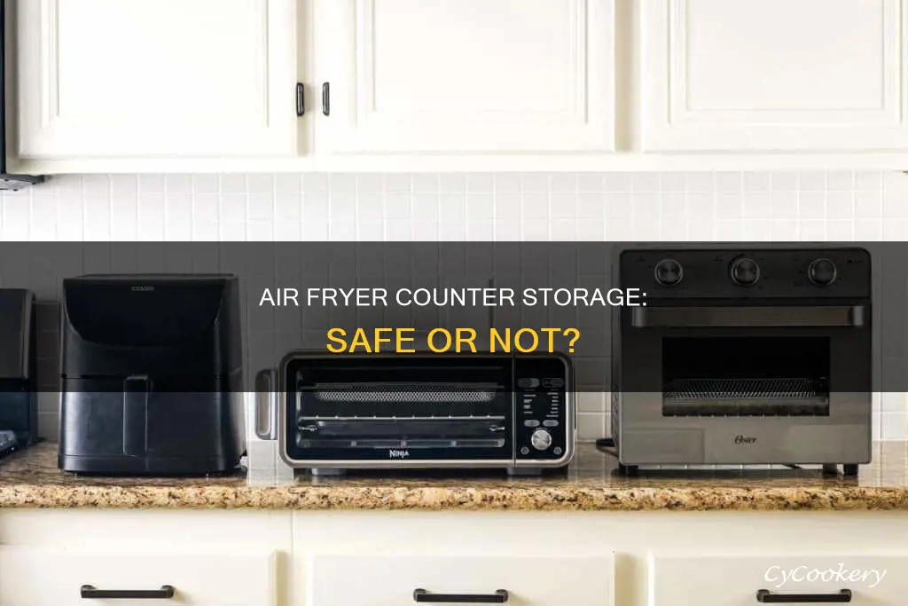 can air fryer sit on counter