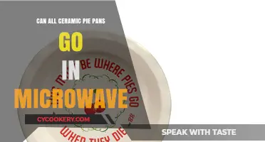 Ceramic Pie Pans: Safe for Microwave Use?