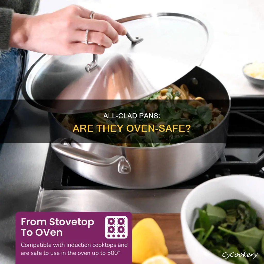 can all clad pans go in overn