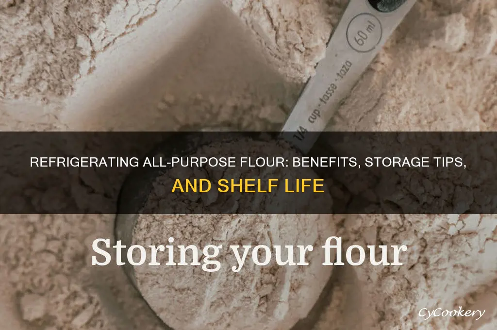 can all purpose flour be stored in the refrigerator