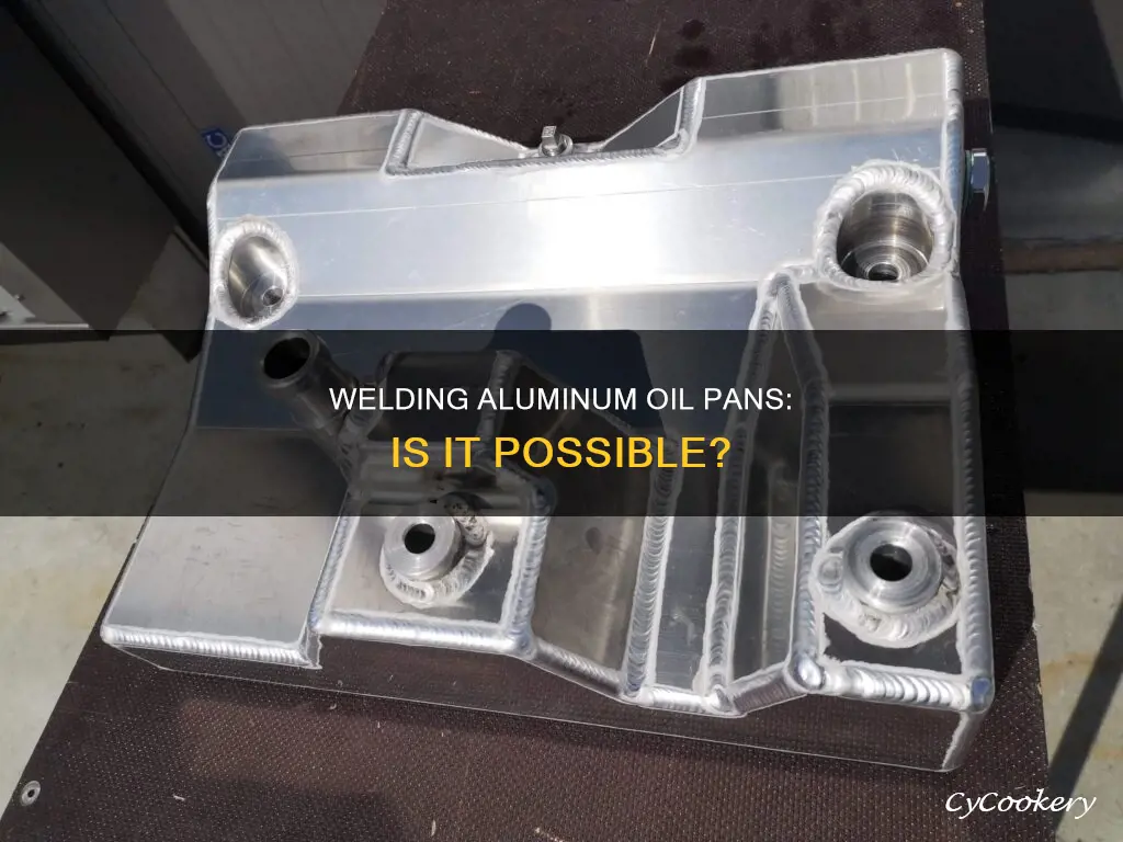 can aluminum oil pan be welded