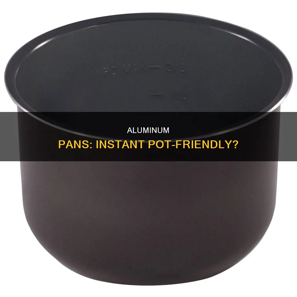 can aluminum pans be used in instant pot
