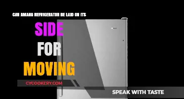 Can You Safely Lay an Amana Refrigerator on Its Side for Moving?