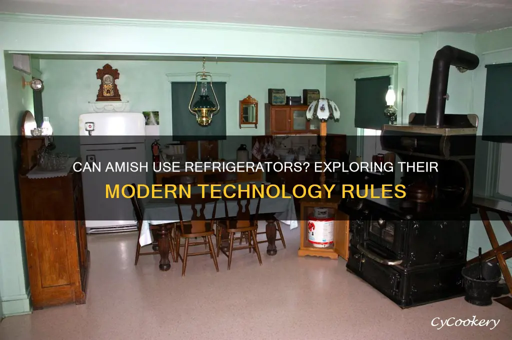 can amish use refrigerators