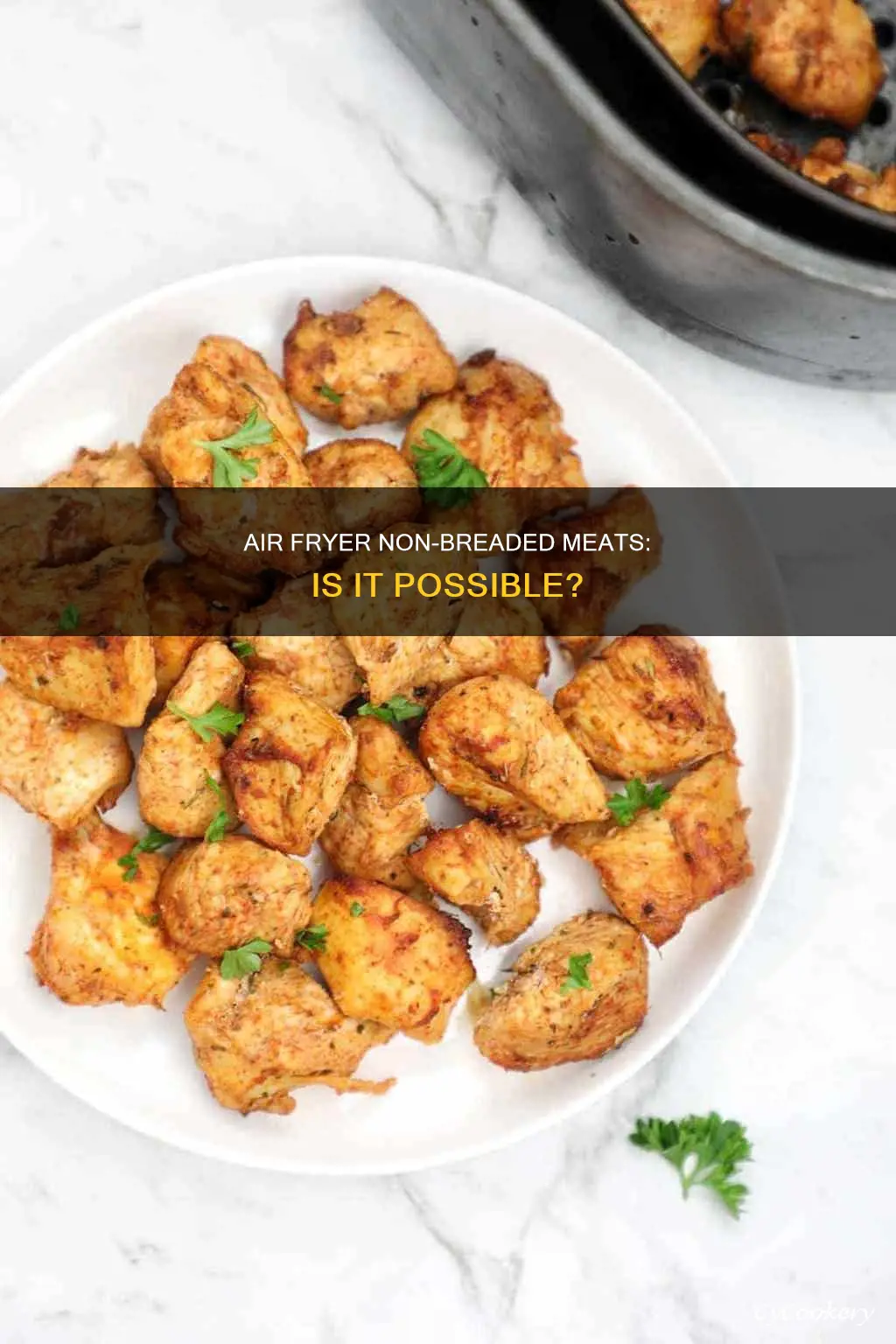 can an air fryer be used for non-breaded meats