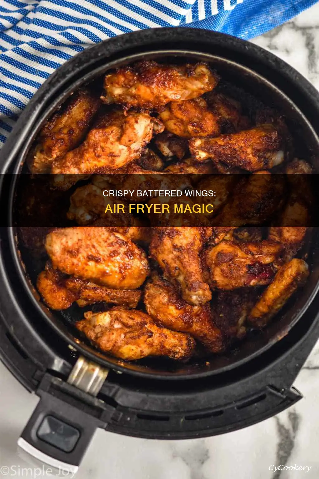 can an air fryer cook battered wings