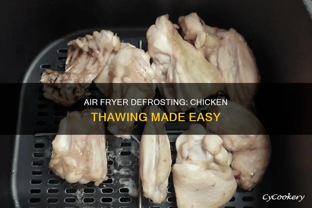 can an air fryer defrost chicken