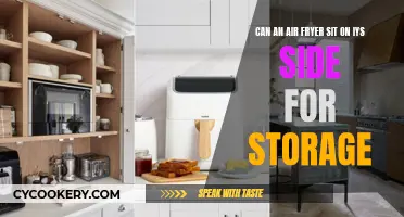 Storing Your Air Fryer: Sideways Storage, Safe or Not?