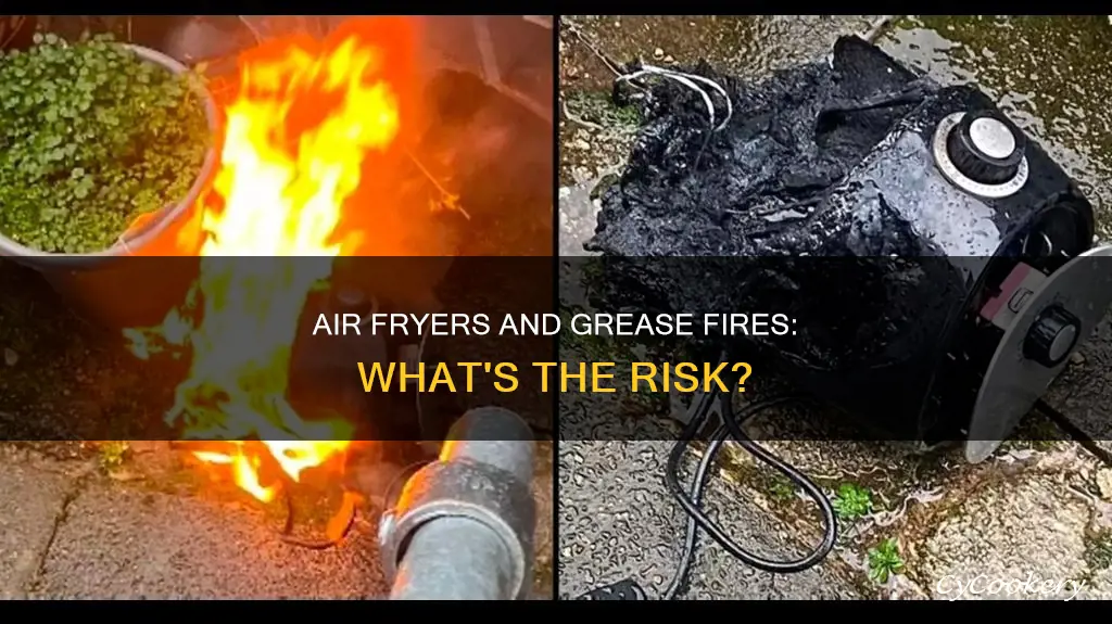 can an air fryer start a grease fire