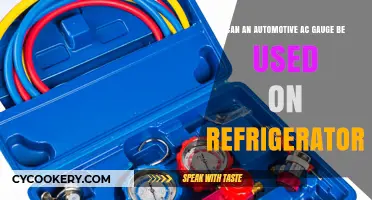Using Automotive AC Gauges for Refrigerator Repairs: Compatibility Explained