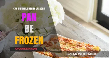 Freezing Lasagna Pans: Emile Henry's Freezer-Safe?