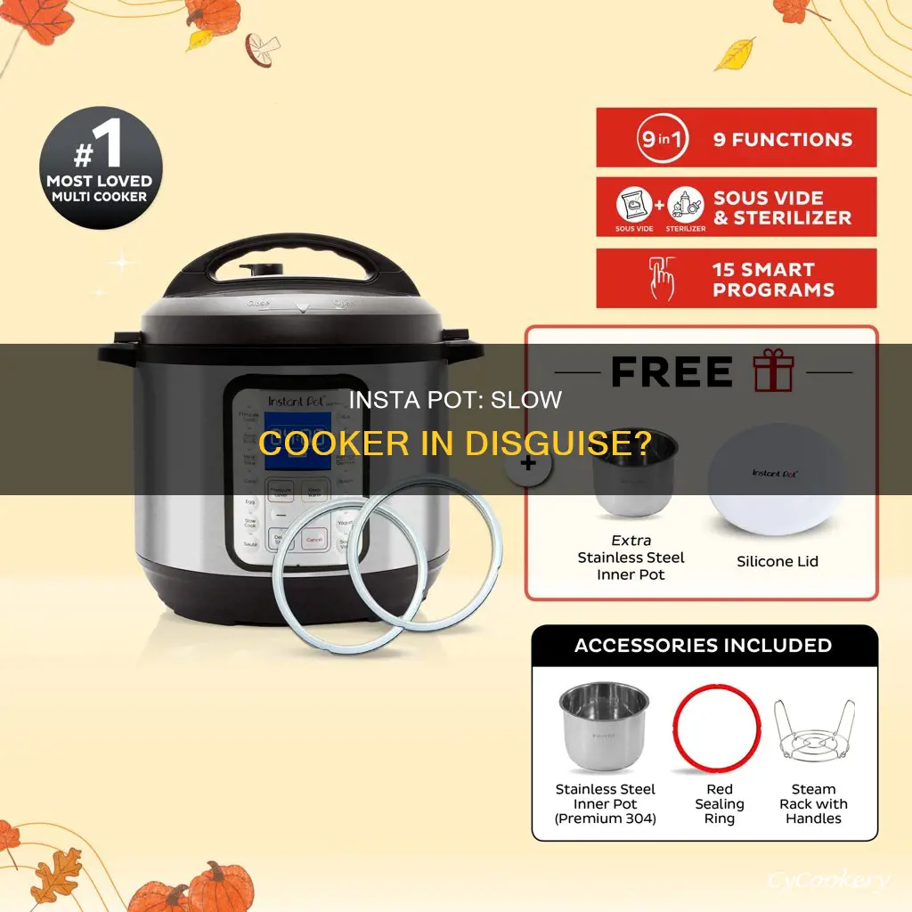 can an insta pot be a slow cooker