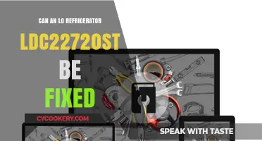 Repairing Your LG LDC22720ST Refrigerator: Is It Possible?