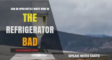Refrigerated Open White Wine: How Long Before It Goes Bad?