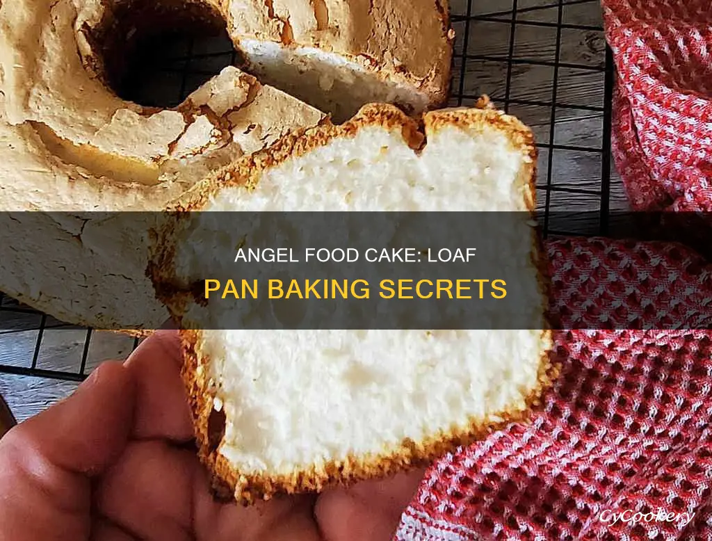 can angel food cake be baked in a loaf pan