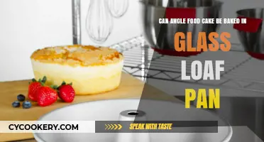 Angel Food Cake: Baking in Glass Loaf Pans