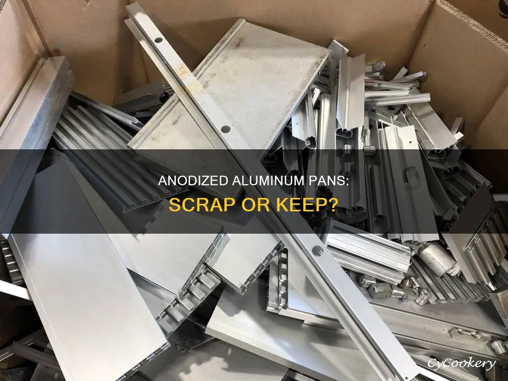 can anodized aluminum pans be scrapped