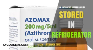 Storing Antibiotic Suspension: Refrigerator Guidelines for Safety and Effectiveness