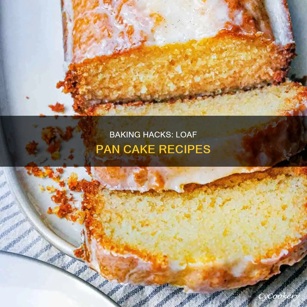 can any cake recipe be cooked in a loaf pan