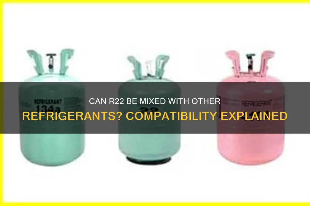 can any refrigerant be combined with r22