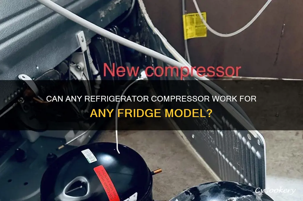can any refrigerator compressor be used for any refrigerator